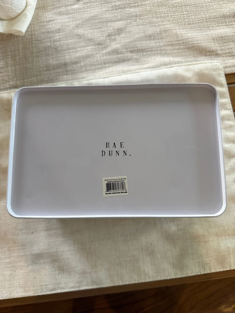 Rae Dunn BISCUITS Metal Storage Tin - Picture 2 of 5